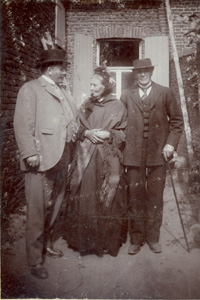 echtpaar ververgaert-houzer met onbekende man